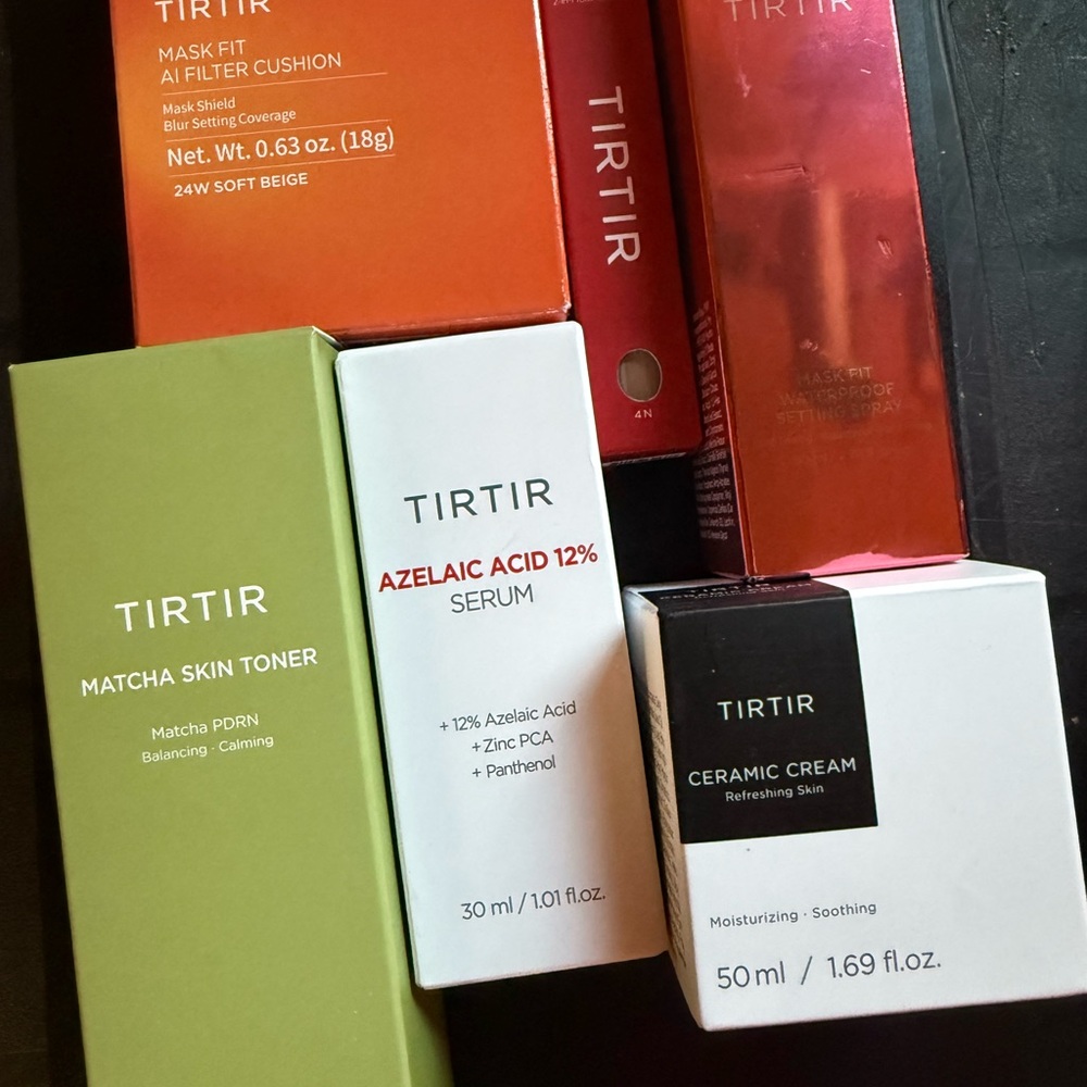 TIRTIR Skincare Set - Green, Red, Black, White